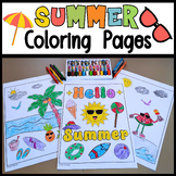 Summer School Coloring Pages | Summer Fun Coloring Pages |