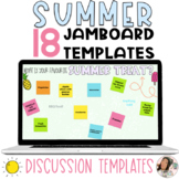 Fun Summer Interactive Digital Whiteboard Templates | NO P