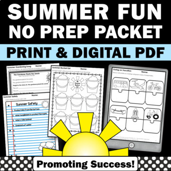 summer safety activities worksheets teaching resources tpt