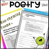 Fun Summer School Poems End of the Year Activities 3rd Grade Poetry Unit 4th 5th