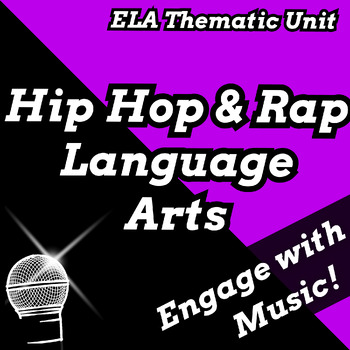 Preview of Fun Summer School Reading Lesson Plans and Activities Hip Hop Rap Thematic Unit