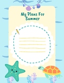 Fun Summer Vacation Plan Worksheet