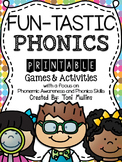 Fun-Tastic Phonics: Printable Games & Activites