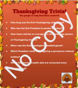 Thanksgiving Football Trivia Game Thanksgiving Printable 