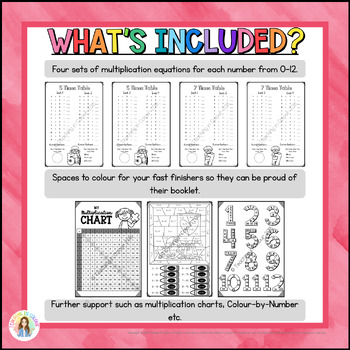 fun times learning times tables mini booklet by teaching