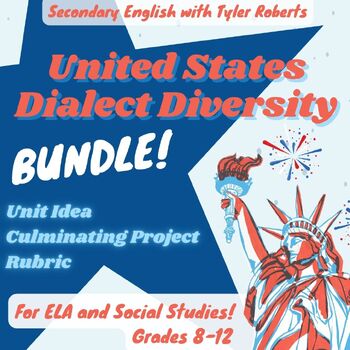Preview of Fun United States Dialect Diversity Presentation Bundle: Unit, Project & Rubric!