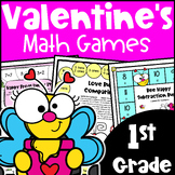 Fun Valentine's Day Math Activities - 1st Grade Games - Fe