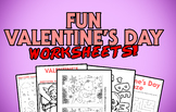 Fun Valentine's Day Worksheets!