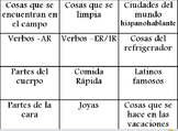 Fun Vocabulary Review Games for Spanish (all levels)