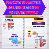 Fun Ways to Practice Spelling Words| Bundle | Spelling Wor