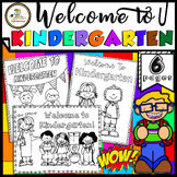 Fun Welcome to Kindergarten Coloring Pages | First Day of 