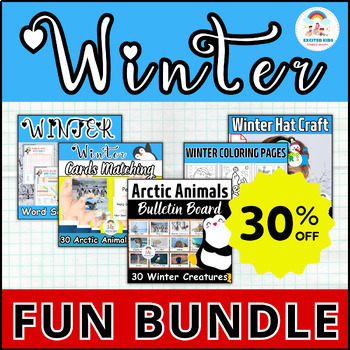 Preview of Fun Winter BUNDLE | Happy Arctic Activities PACK