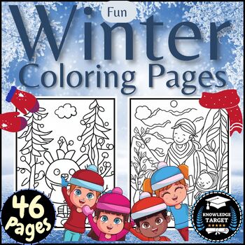 Winter Coloring Pages, Winter Coloring Book