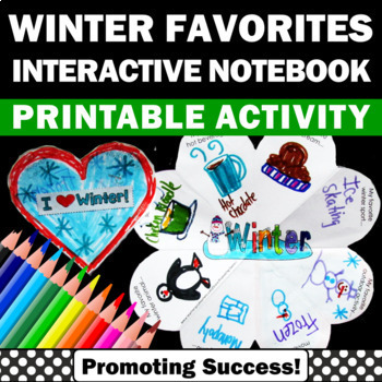 Preview of Winter Bulletin Board Ideas Craftivity Winter Writing Crafts 2nd 3rd Grade SEL