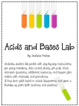 Preview of Fun With Acids and Bases Lab!