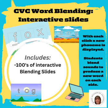 Preview of Fun With CVC Word Chain Reading (Freebie)