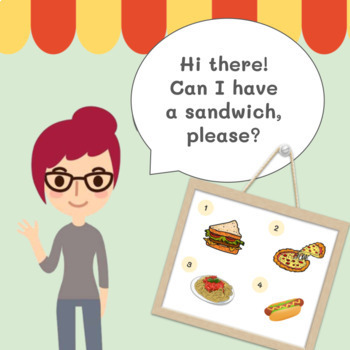 Preview of Fun With Food - Interactive Activity to Learn New Vocabulary - Digital Activity