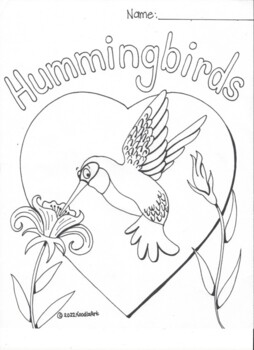 Preview of Hummingbird Fun Facts