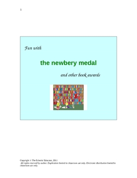Preview of Fun With THE NEWBERY MEDAL and Other Book Awards