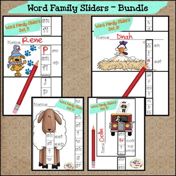 Preview of Word Families -  Bundle