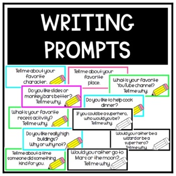 fun writing prompts