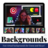 Fun Zoom Skype Virtual Backgrounds for Online Lessons Prot