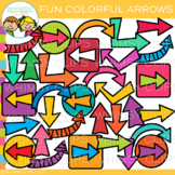 Fun and Bright Arrows Clip Art