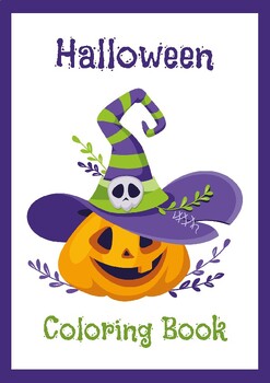 Preview of Fun and Colorful Halloween Workbook for Kids Worksheet