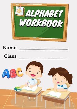 Preview of Fun and Colorful Preschool Alphabet Workbook