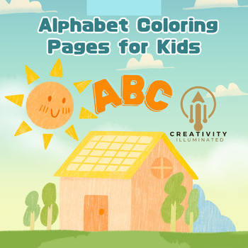 Preview of Fun and Educational ABC Alphabet Coloring Pages for Kids