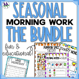 Fun and Educational Seasonal Morning Work Bundle