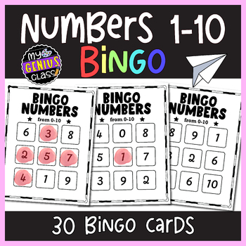 Engaging Number Bingo Game for Preschool and Kindergarten: Bingo ...