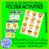 Fun and Functional Folder Activities for Centers, SpEd, or