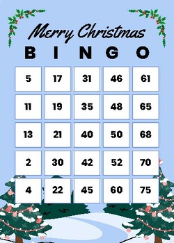 Fun and Interactive Christmas Themed Class Set BINGO CARDS by MindsOn ...