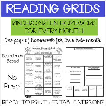 reading homework grids