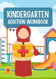 Fun and colorful kindergarten addition Math worksheet