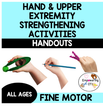 Preview of UNIQUE Fun & functional hand & shoulder strength for handwriting & fine motor