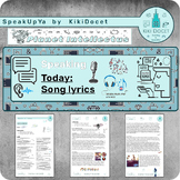 Fun fun fun - song lyrics worksheet, listening, speaking, 