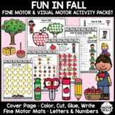 Fun in Fall - Fine Motor & Visual Motor - Color Write Cut Glue