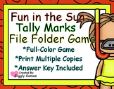 Fun in the Sun Tally Marks File Folder Game