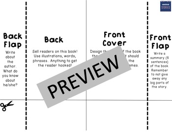 Fun literacy activity- Remake a Book Jacket Template! by SubstituteStories