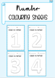 Fun number colouring sheets. 1 - 100