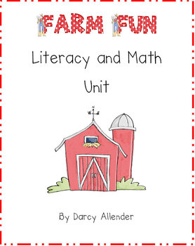 Preview of Fun on the Farm Literacy and Math Unit