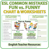 Fun vs. Funny - ESL Worksheets