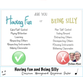 Fun vs. Silly Poster - Classroom Management Resource