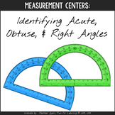 Measurement Games:  Identifying Acute, Obtuse, & Right Angles