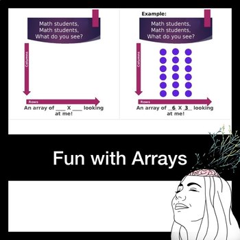 Preview of Fun with Arrays: Math Students, Math Students, What Do You See?