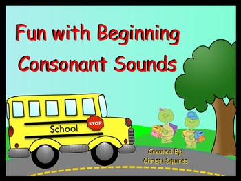 Preview of Beginning Sounds (SMARTBoard Lesson)