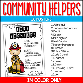 community helpers bag puppets and more by carrie lutz tpt