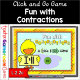 Fun with Contractions Powerpoint Game
